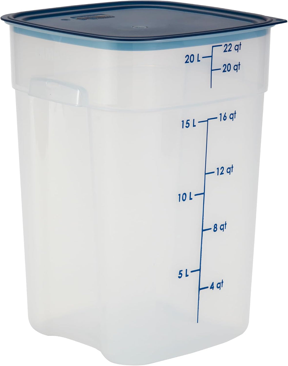Cambro FreshPro 22 Quart (QT) Food Storage Container with Lid (Restaurant Gra...