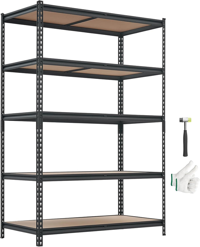 VEVOR Storage Shelves, 5-Tier Adjustable, 3000 lbs Capacity Heavy Duty