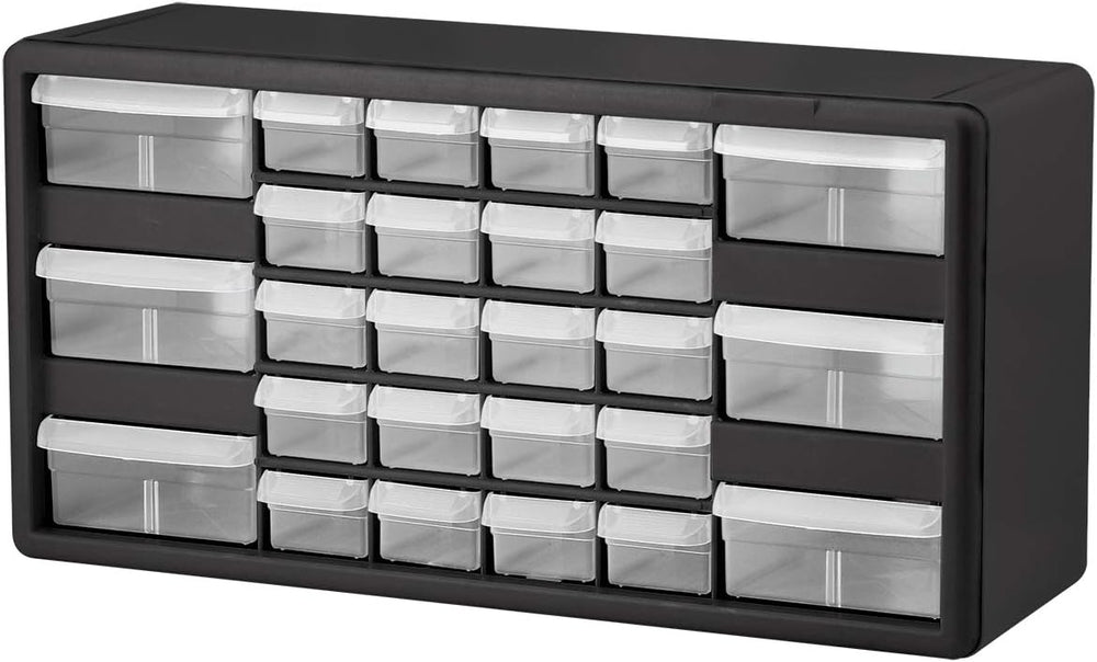 Akro-Mils 26-Drawer Plastic Storage Cabinet, 20"W x 6"D x 10"H...