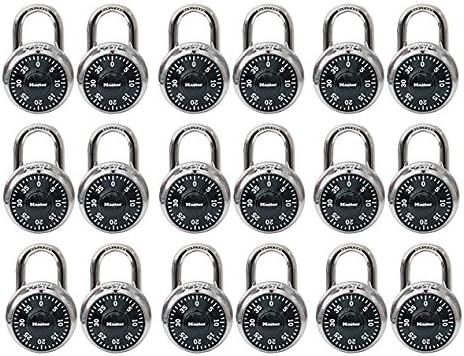 Master Lock 1500T Combination-Alike Padlocks, 16, Pack Contains 2 Locks, 32-C...