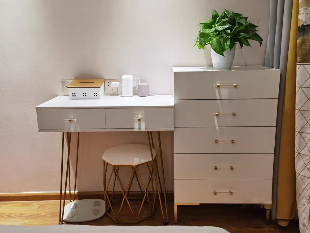 Adjustable Acrylic and Brass Cabinet Pulls Center to Center 4Set Modern Gold ...