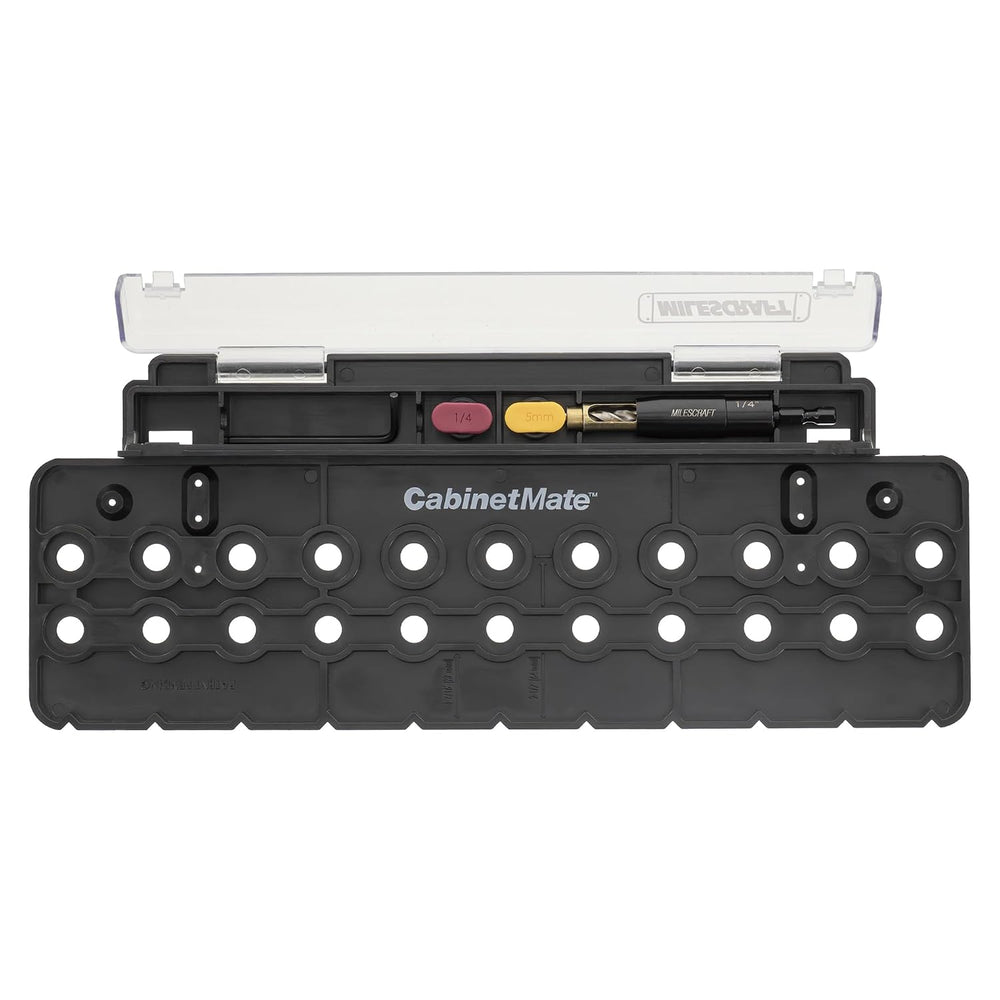 Milescraft 1316 CabinetMate - Shelf Pin Drilling Jig, Create Holes for Wobble...