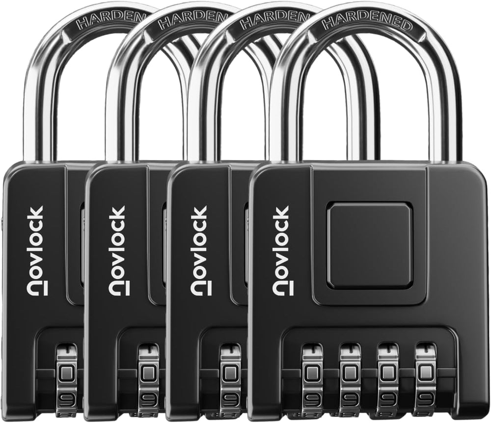 Combination Lock for Outdoor & Indoor, Weatherproof Combo Padlock