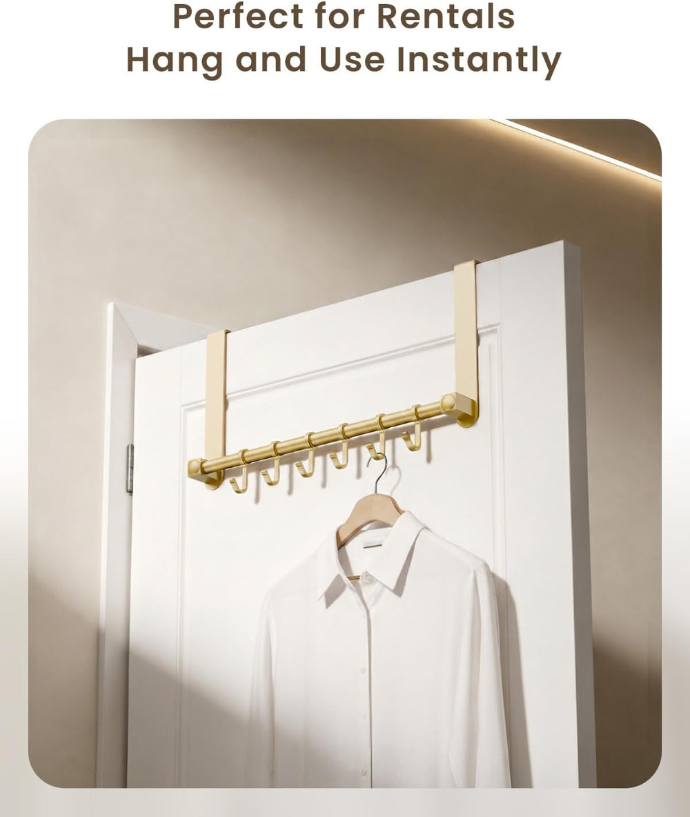 BOF Heavy Duty Over The Door Hooks, Door Hooks Hanger Organizer for Hanging