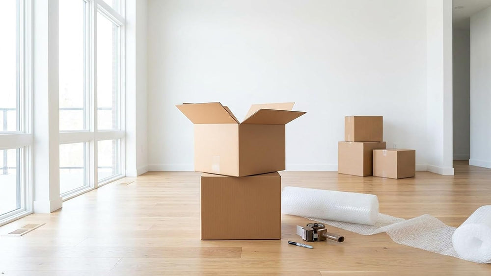 Corrugated Shipping Boxes, 14 x 10 x 10 inch, 25 Pack