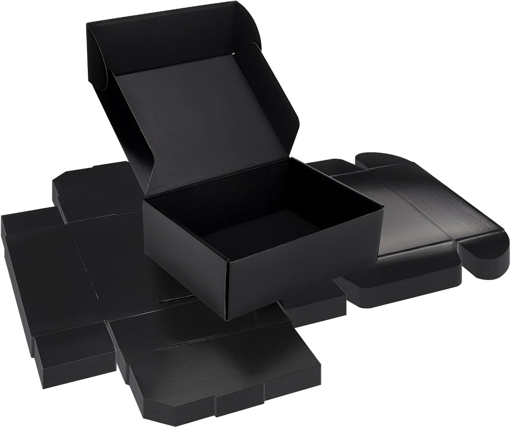 Rempry 12x9x4 Black Shipping Boxes 20 Pack, Large Cardboard Mailer Boxes for ...