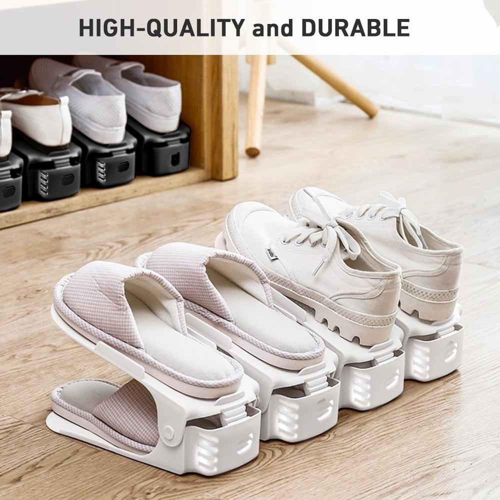 Shoe Organizer 36 Pack - Shoe Stackers, Space Savers 50%, 4 Levels Adjustable...