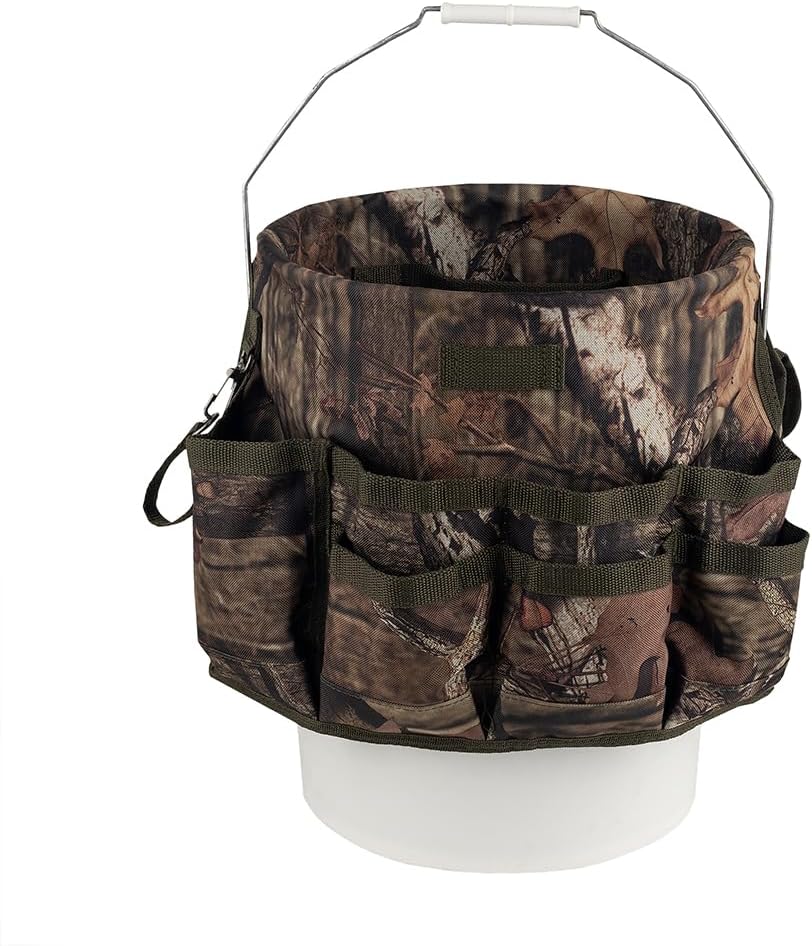 Bucket Boss - Camo Bucketeer Bucket Tool Organizer (Fits 5 Gallon Bucket), Bu...