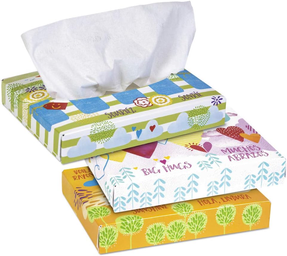 Kleenex 21195 White Facial Tissue, 2-Ply, 40 Tissues/box, 80 Boxes/carton