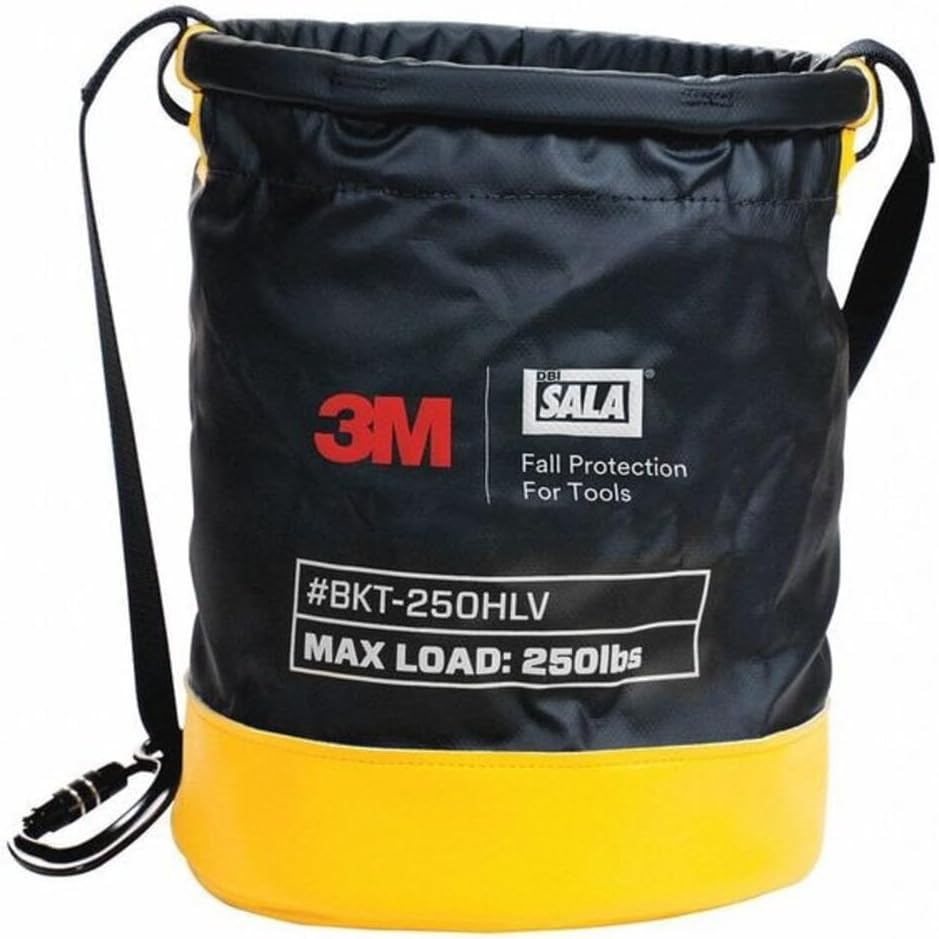 3M - BKT-250HLV DBI-SALA Python, 1500140, Vinyl Spill Control Safe Bucket w/6...