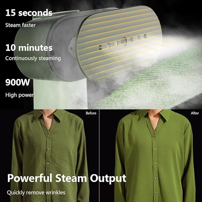 G6 Steamer for Clothes Portable 2-in-1 Travel Iron for Clothes, Just 0.7lbs