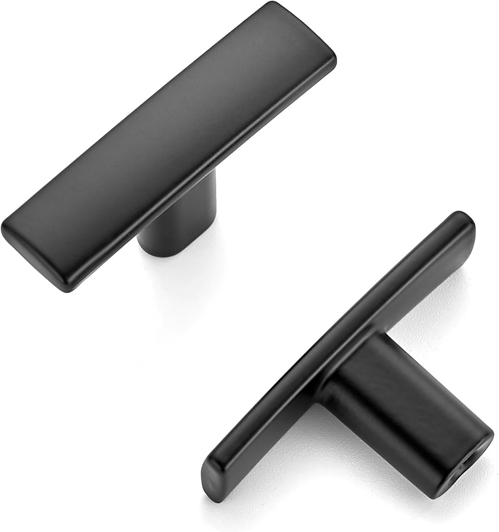 Ravinte Cabinet Knobs 30 Pack Single Hole Drawer Handles, Matte Black