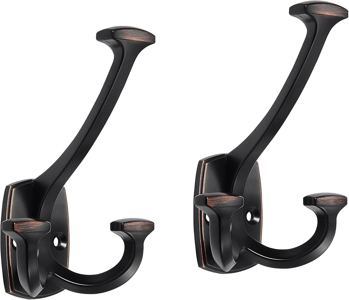 oil rubbed bronze hooks large wall mounted solid, main product view