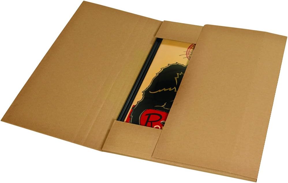 Aviditi Brown Kraft Jumbo Mailing Boxes, 36" x 30" x 6", Pack ...
