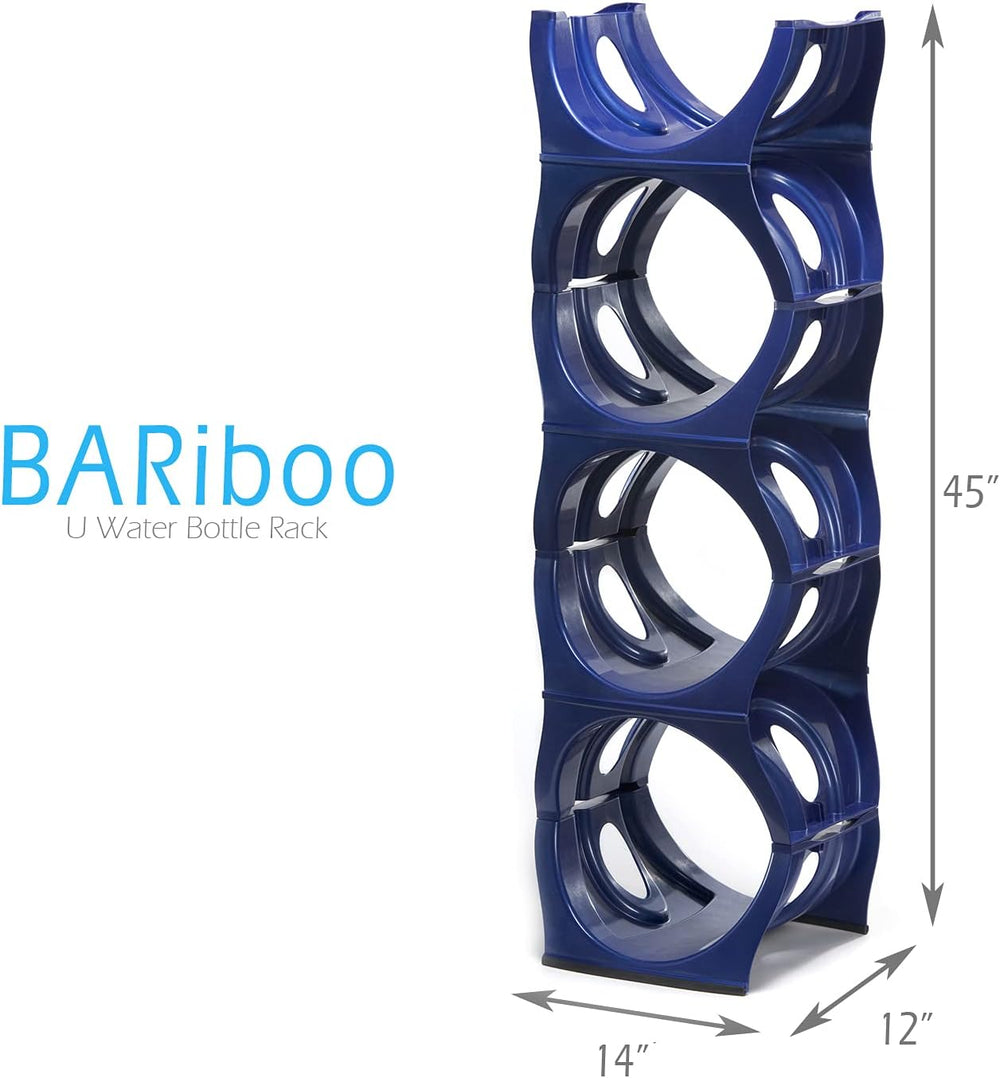 Stackable Water Bottle Storage Rack Best Water Jugs 5 Gallon Organizer. Jug H...