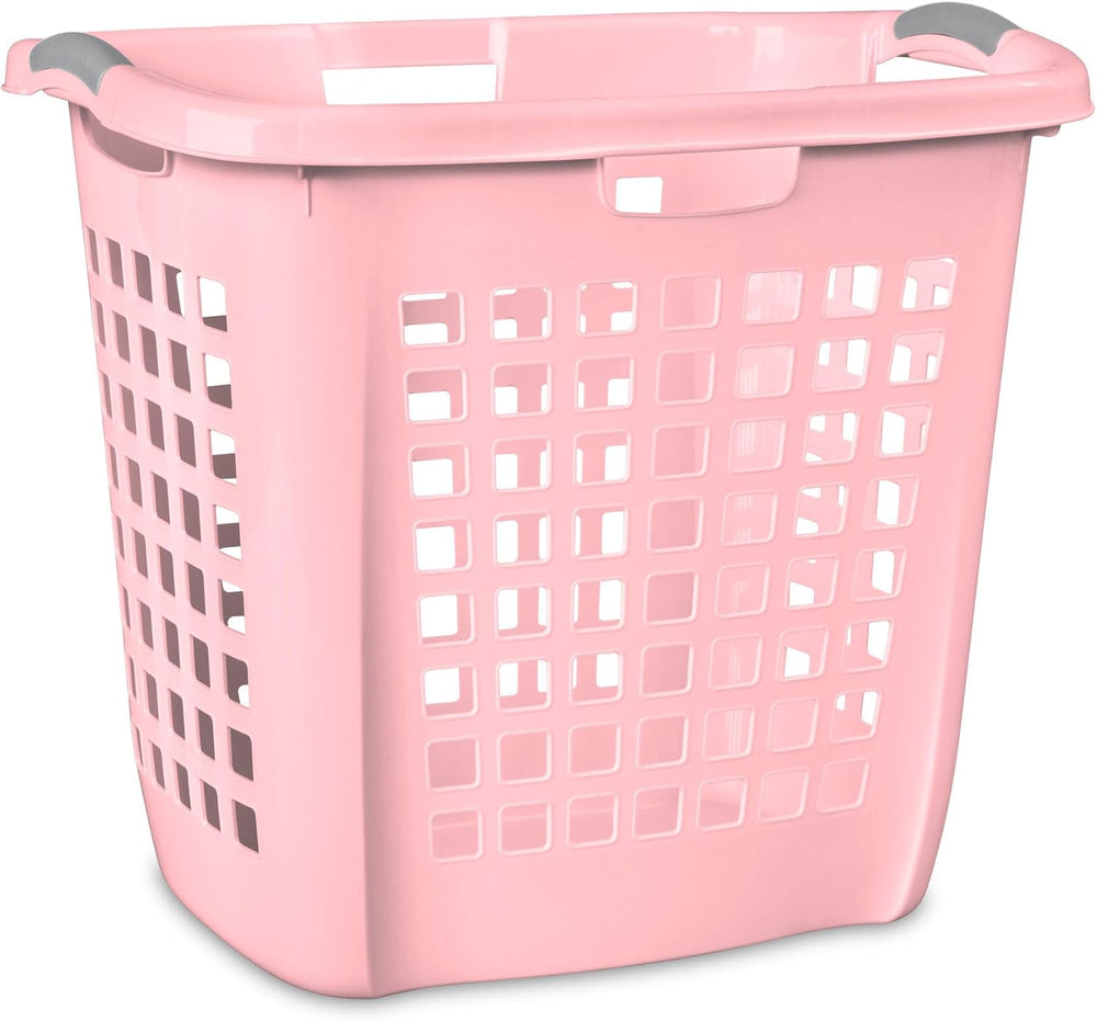 Sterilite 4-Pack Ultra Easy Carry Laundry Basket, Plastic Clothes Hamper Bin ...