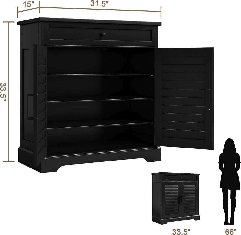 ChooChoo Bathroom Storage Cabinet with Drawer and 2 Doors