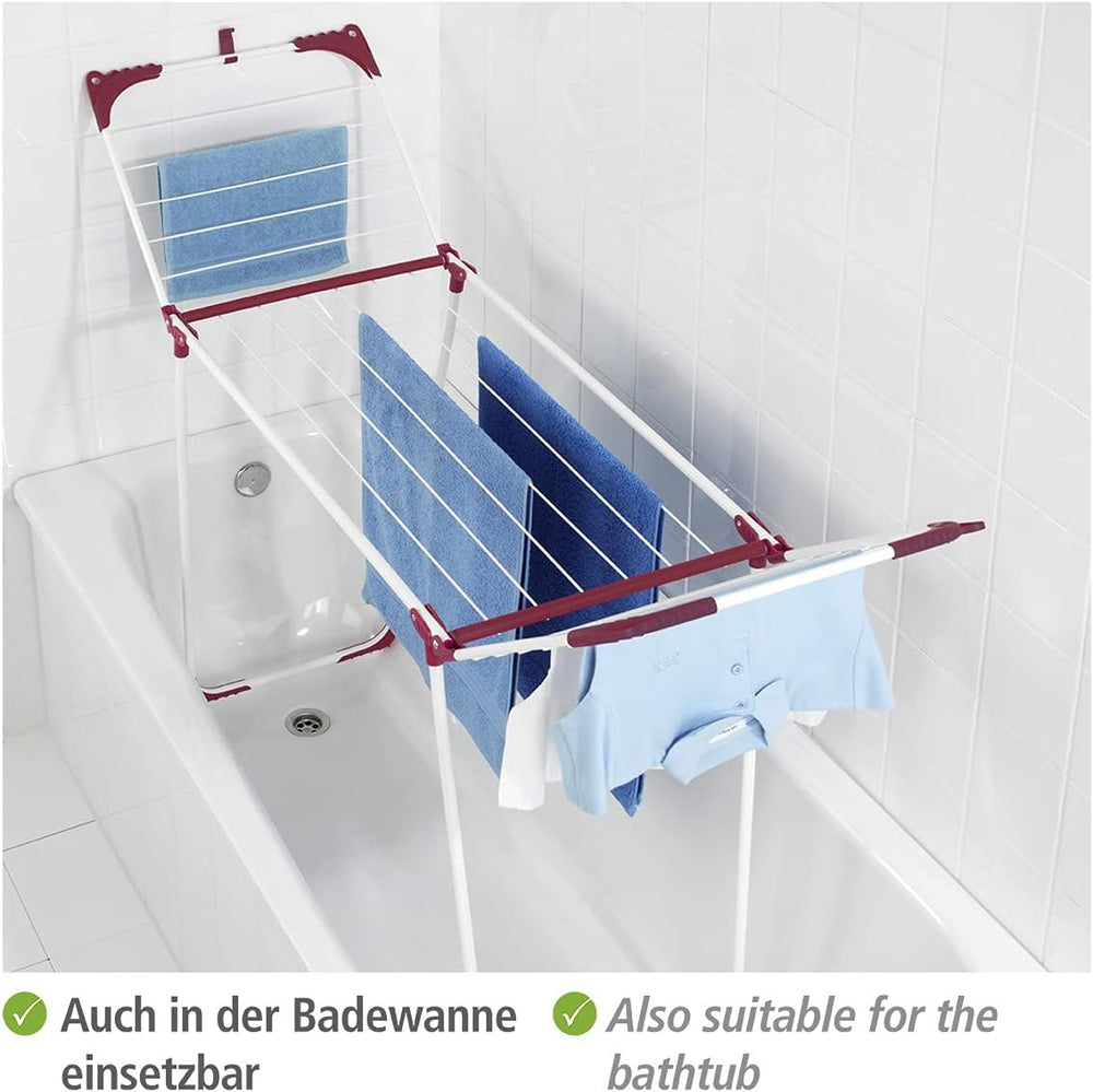 Wenko Laundry Dryer 13 m Summer Dry-13 m Drying Length, Metal, White, 46 x 15...