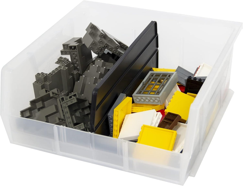 Akro-Mils 30235 AkroBins Plastic Storage Bins, 11"x11"x5", Cle...