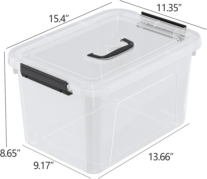 18 Quart Plastic Storage Bins