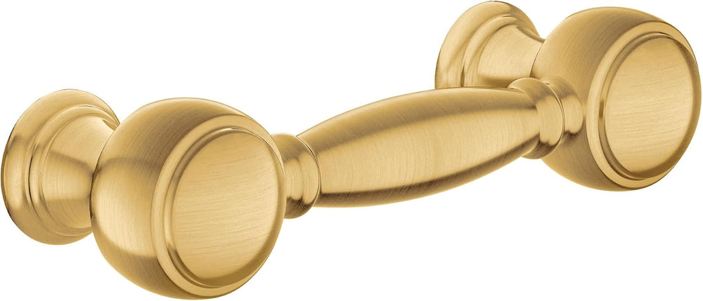 Moen YB8407BG Weymouth Cabinet or Drawer Pull on 3-inch Centers, Brushed Gold