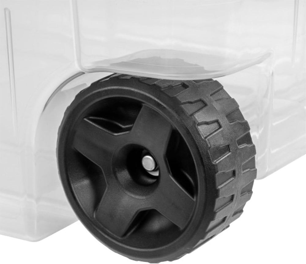 Sterilite Modular Stacker Box with Latching Lid, 160 Quart, 4-Pack