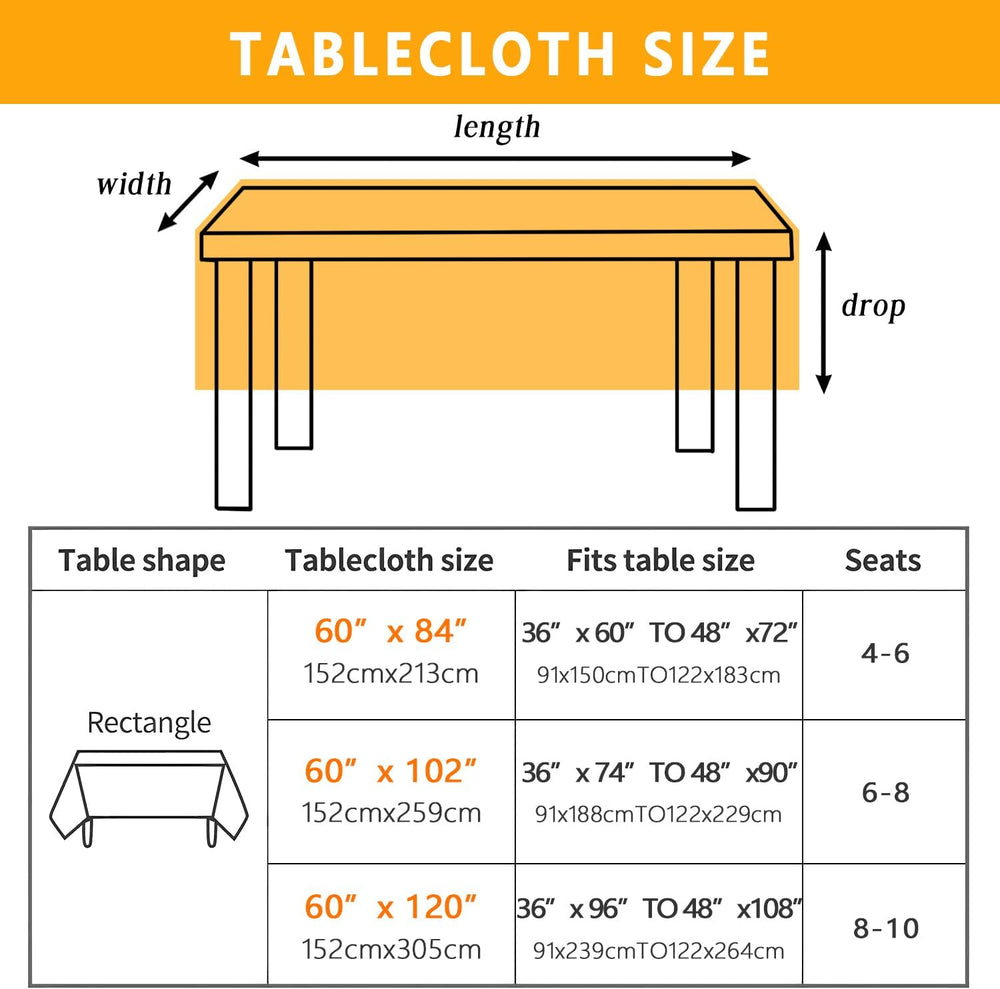 Roszwtit Halloween Skull Rectangle Tablecloth for Home Decor 60" x 120&q...