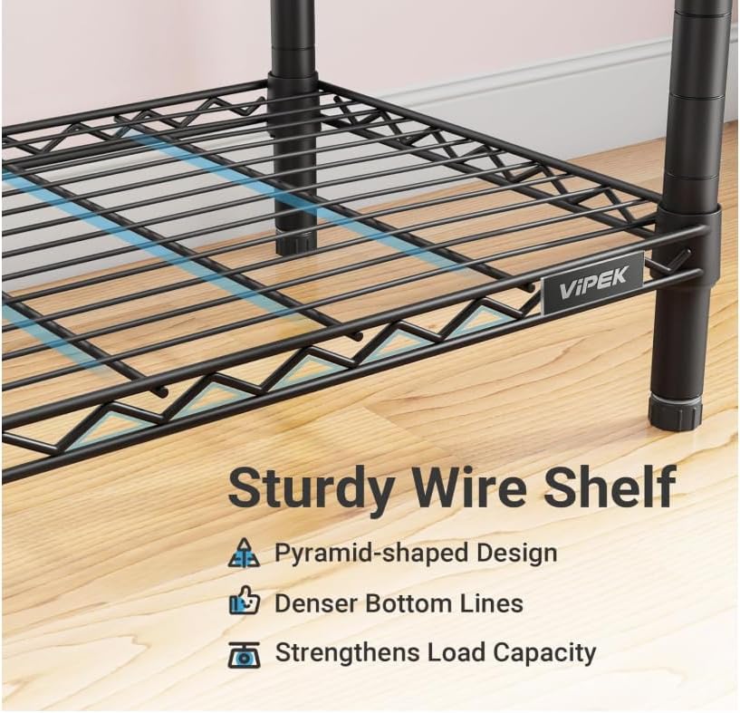 VIPEK X20 Expandable Metal Clothing Rack Adjustable from 3'3" to 4&#...