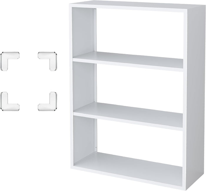 3-Tier Steel Storage Organizer with Corner Bumpers