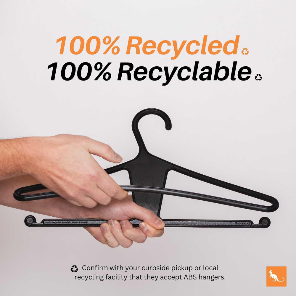 Kangaroo™ Space Saving Suit Hangers for Men, Outfit Organizer for Multiple Sh...