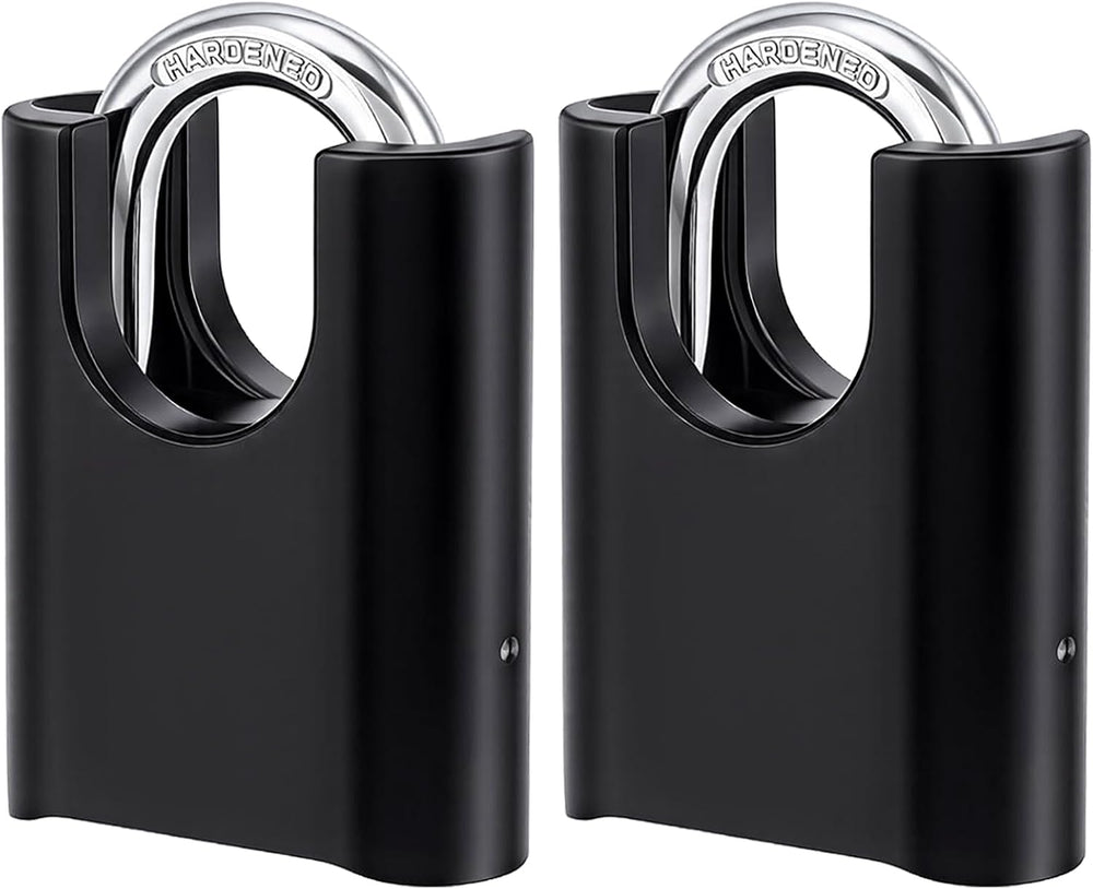 2 PCS Heavy Duty Combination Lock Outdoor Padlock - Wrapped Beam
