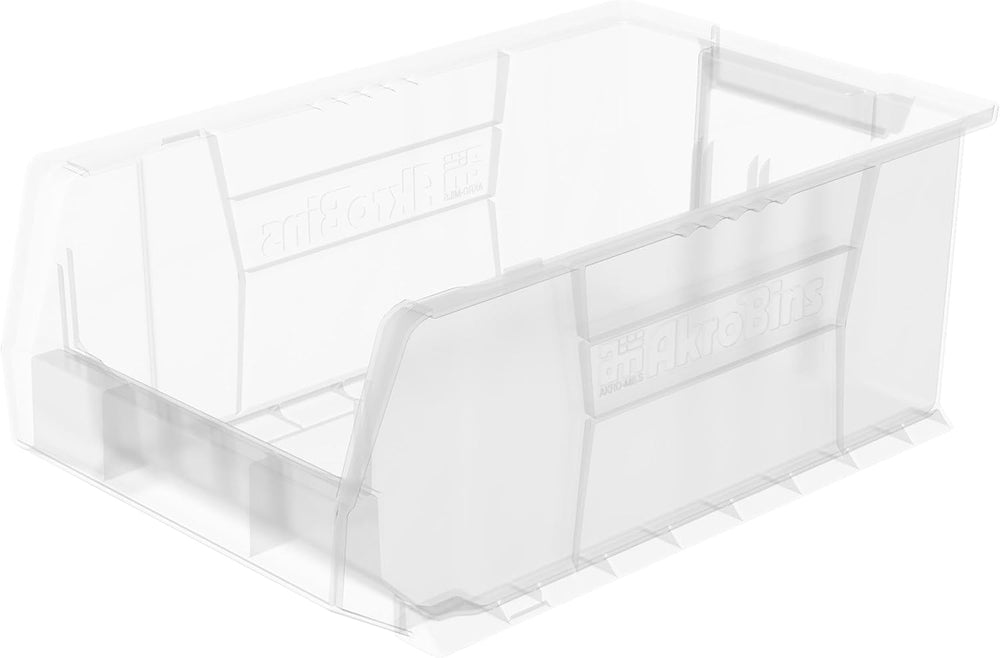Akro-Mils 30281 Super-Size AkroBins Plastic Storage Bins, Space-Saving Stacka...