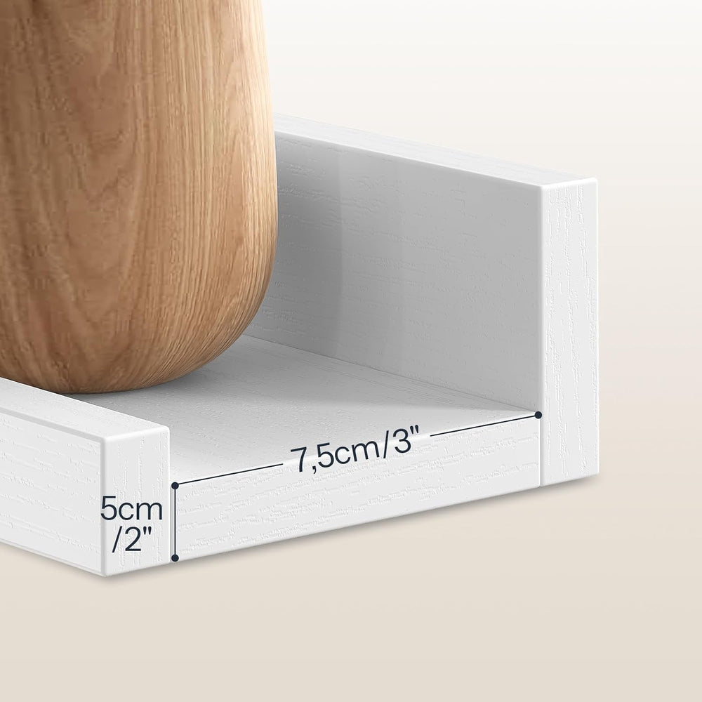 HOOBRO Floating Shelves, Wall Shelf Set of 3, 47.2 Inches Hanging Shelf