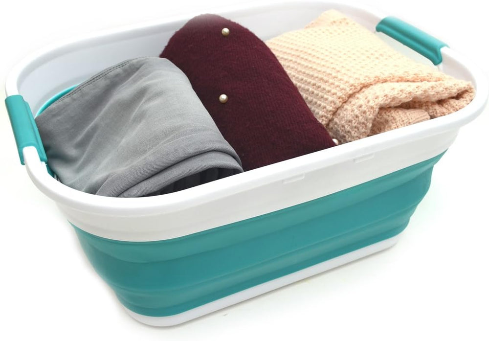 SAMMART 17.5L (4.6 Gallon) Collapsible/Foldable/Pop Up/Portable Washing Tub, ...