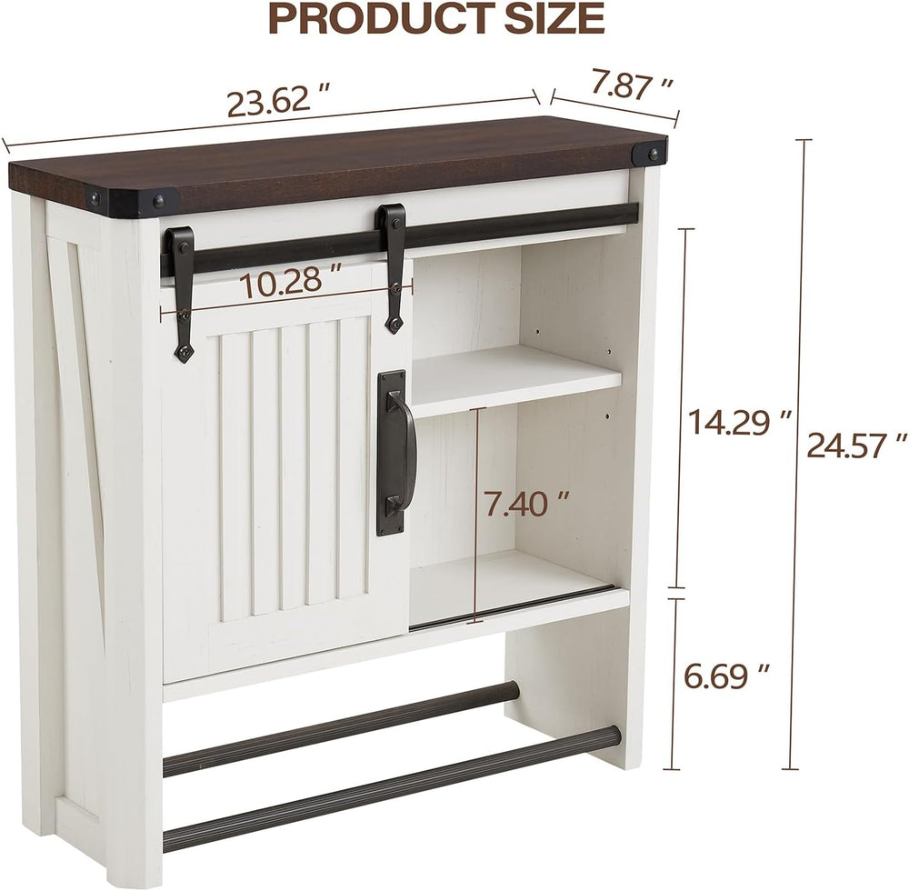 Minifeel Bathroom Wall Cabinet Medicine Cabinet Farmhouse