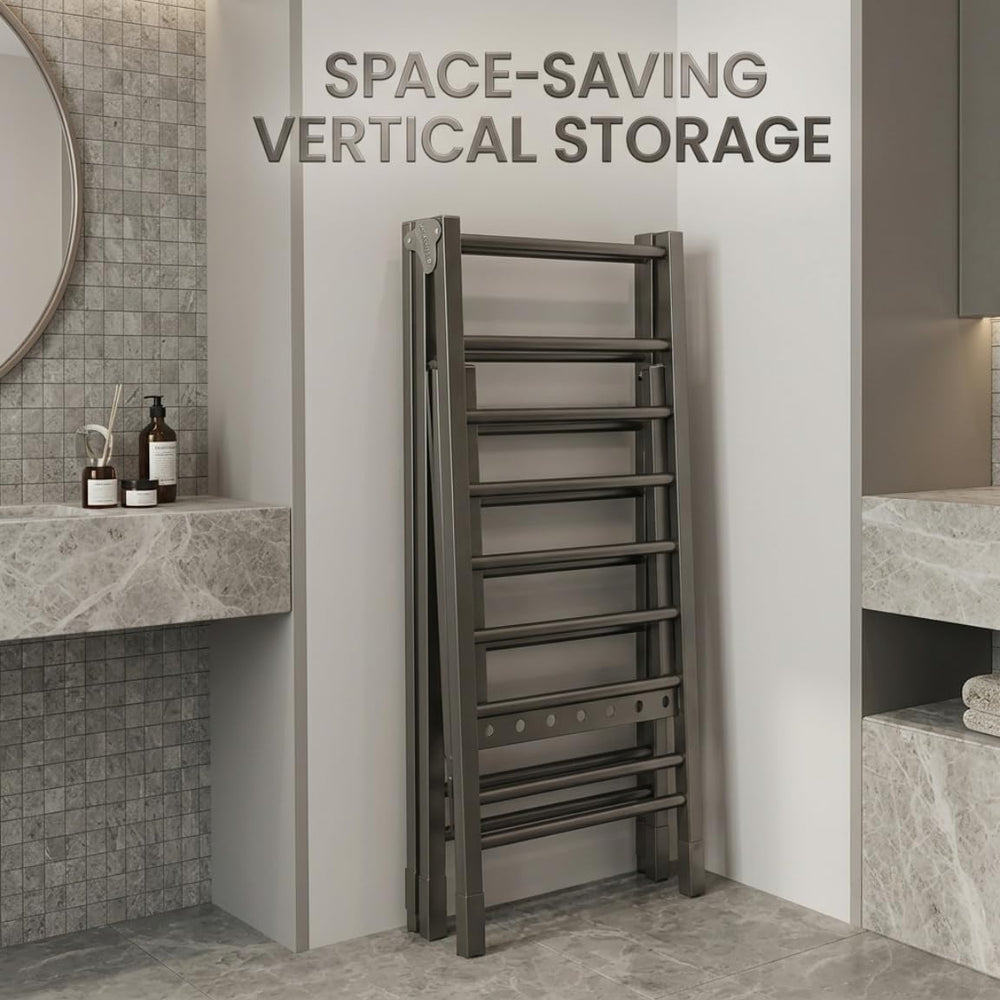 Heavy Duty 71 inches Stainless Steel Drying Rack - Height-Adjustable Gullwing...