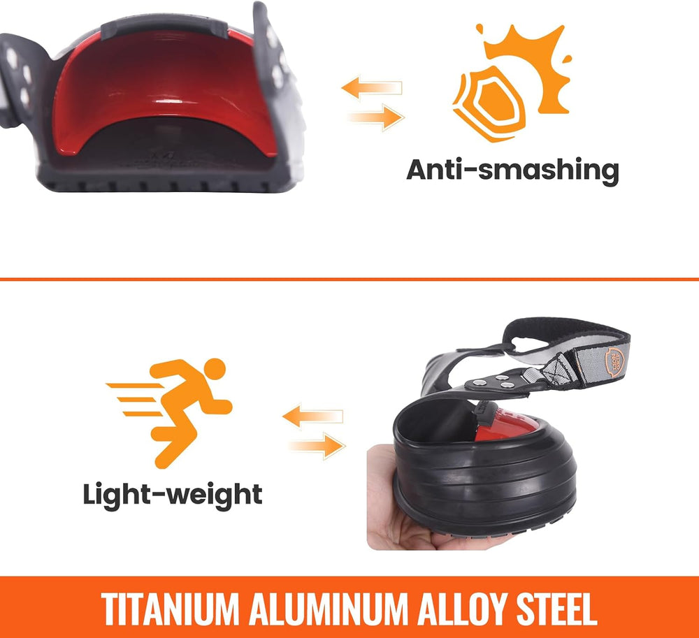 Steel Toe Covers for Shoes Safety Overshoes Steel Toe Caps Safety Boot Anti-S...