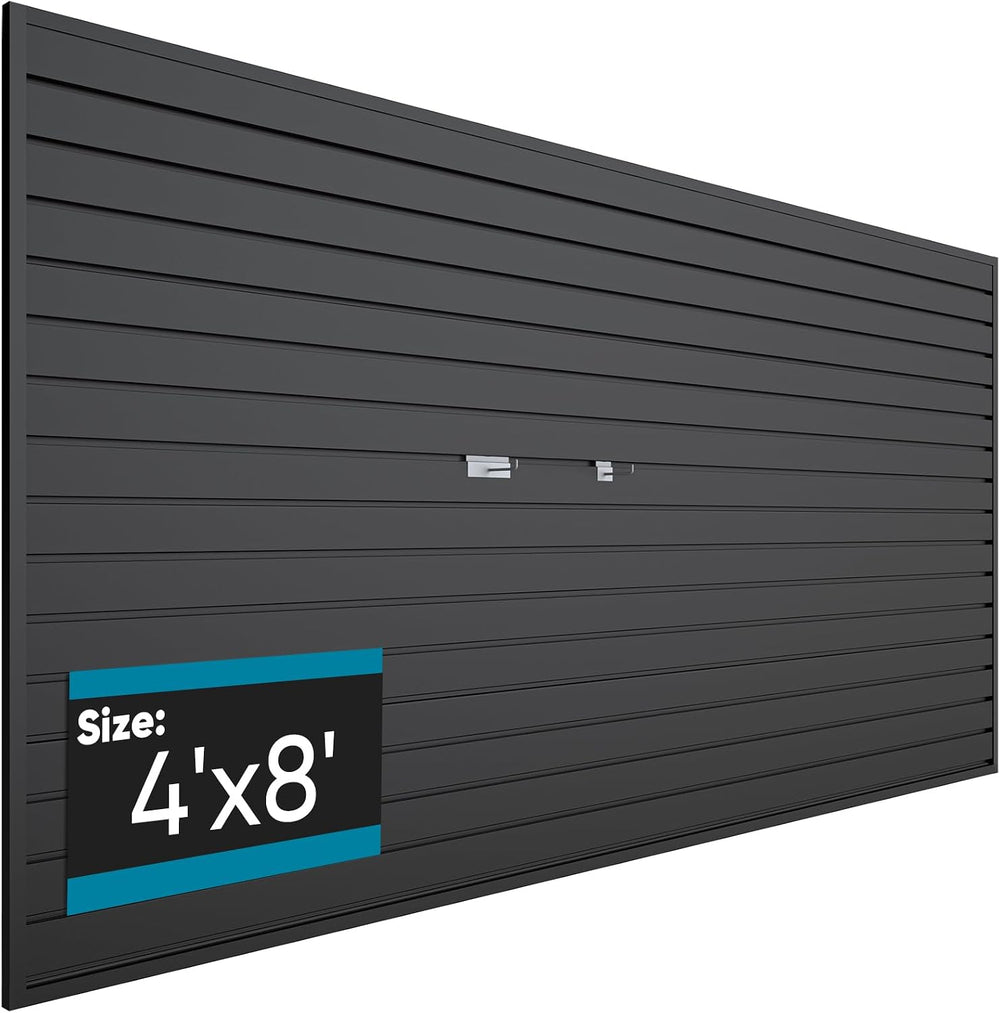 Slat Wall Paneling 4x8 Ft, Slatwall Garage Organizer Storage System