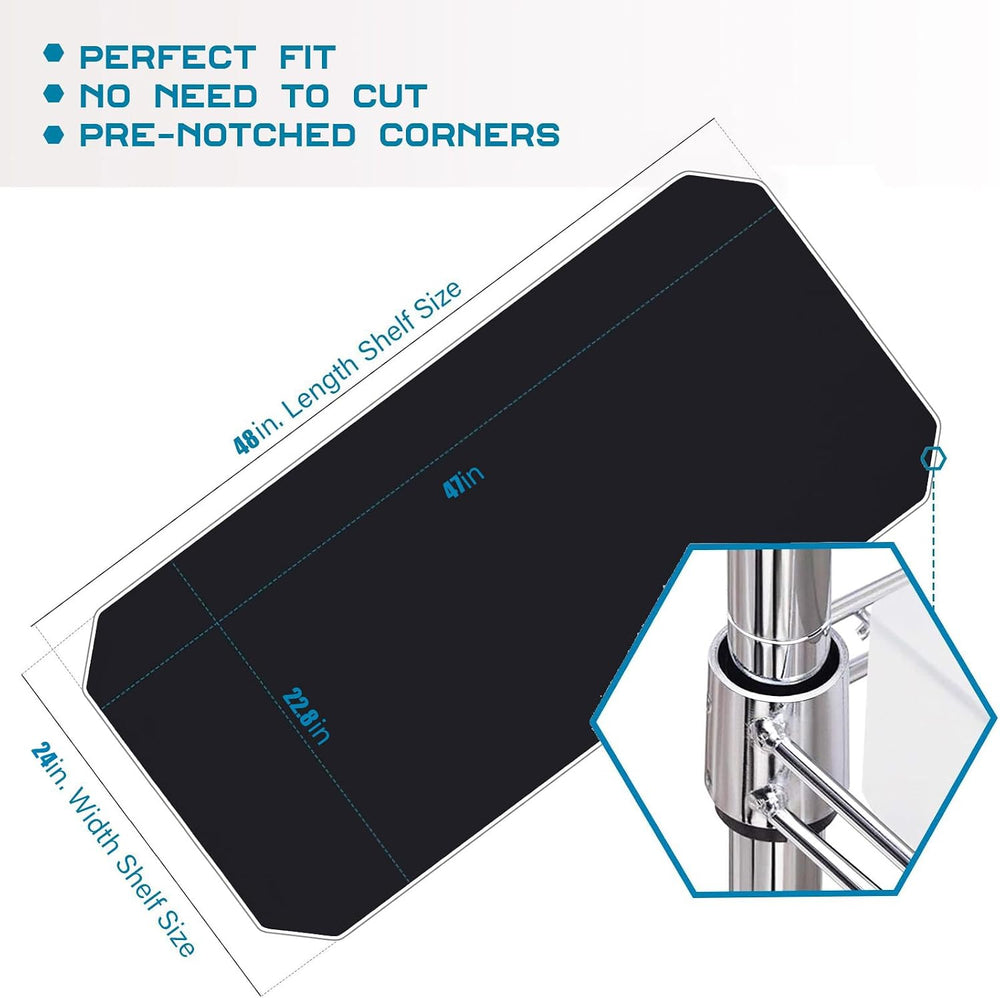 BRIAN & DANY Wire Shelf Liner 24" X 48", Heavy Duty Shelf Liner...