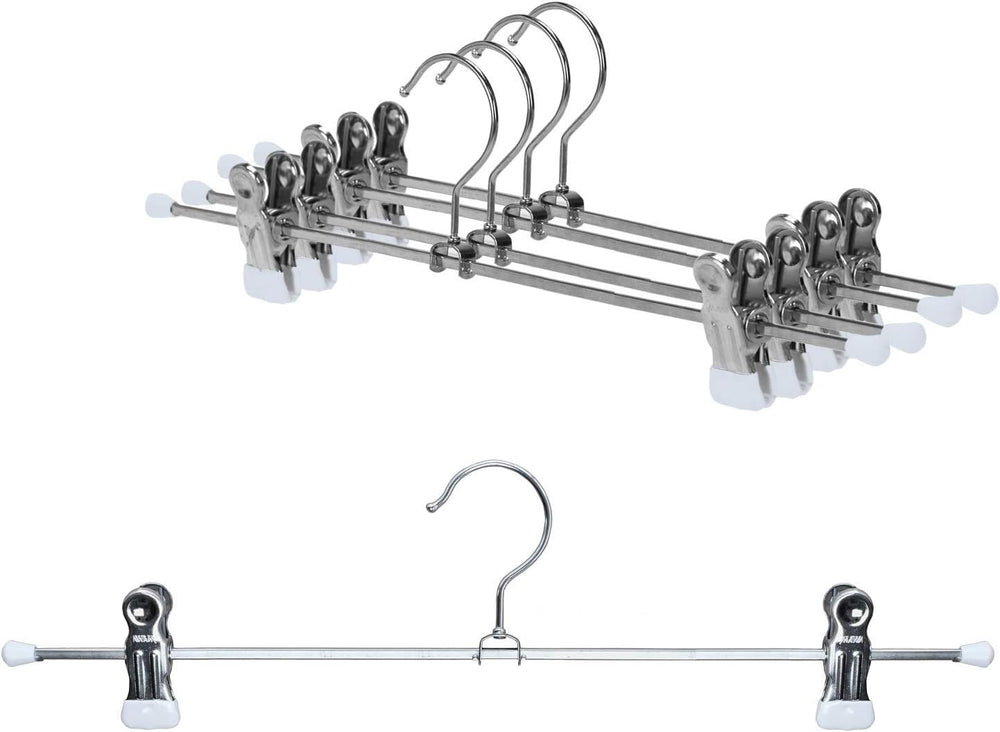 Mawa by Reston Lloyd Non Slip-Space Saving Clothing Hanger for Pant/Skirt wit...
