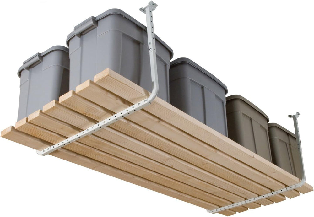 HyLoft 33 in. x 34 in. Adjustable Garage Ceiling Mount Storage Rack Kit, Gara...