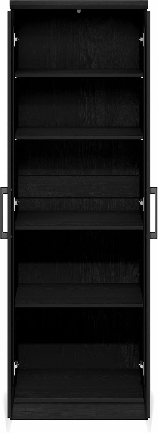 Furinno Robin Storage Cabinet, 5-Tier Pantry Cabinet with Adjustable Shelves,...