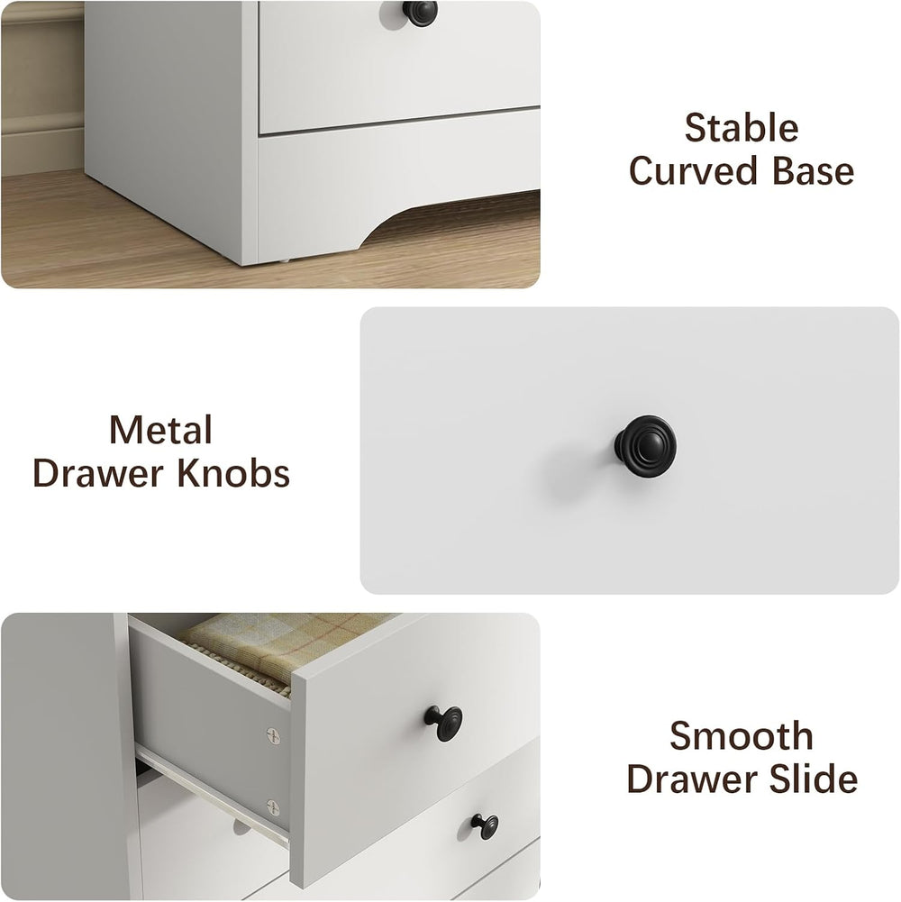 LYNSOM Modern 10 Drawer Dresser, 55.1" Wide Dressers & Chests of Dra...