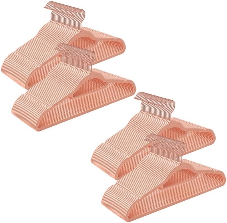 SONGMICS Velvet Hangers, Set of 100, Non-Slip, 17.1 x 8.9 x 0.2 Inch