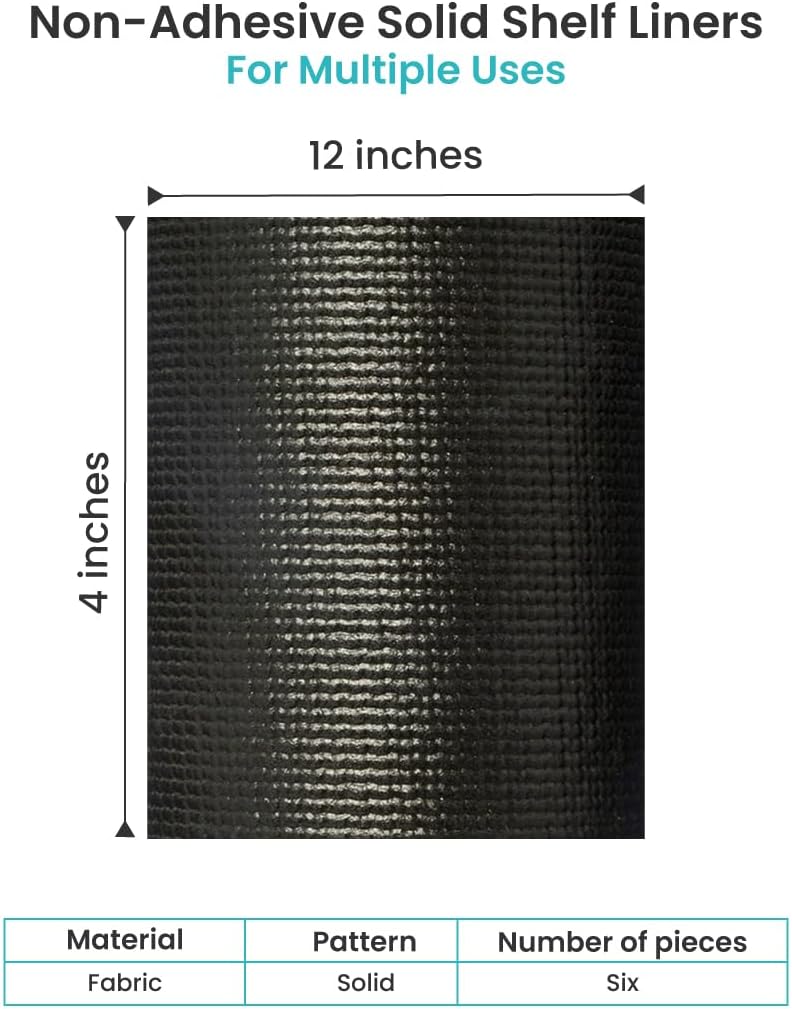 Con-Tact Brand Grip Premium Solid Shelf Liner, Thick and Non-Adhesive Drawer ...