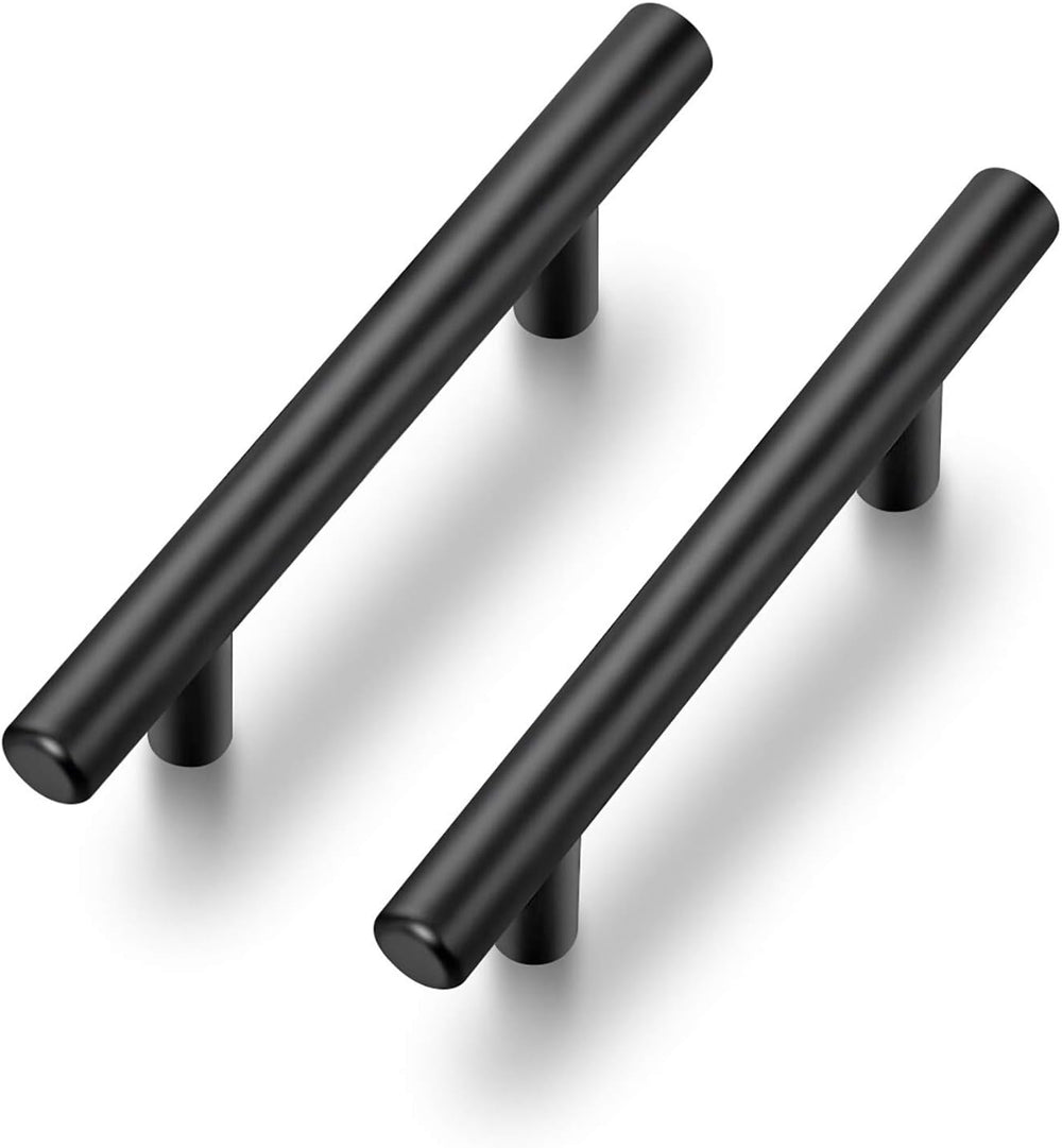 Ravinte Cabinet Handles,5" Length,3" Hole Center,Matte Black,35 Pack
