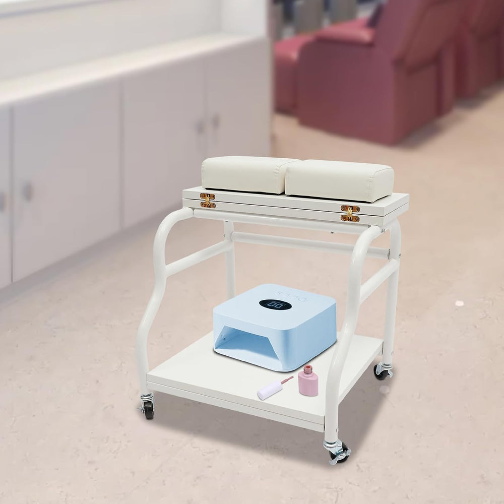 Pedicure Cart Foot Bath Trolley, Salon Nail Esthetician Cart, Portable Pedicu...