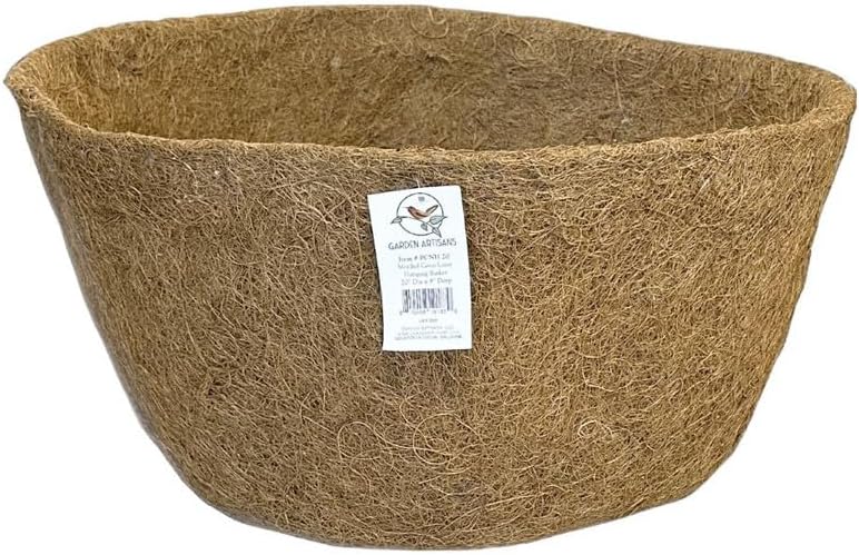 Flat Bottom Tapered Round Coco Liner 20in Dia. x 11in D