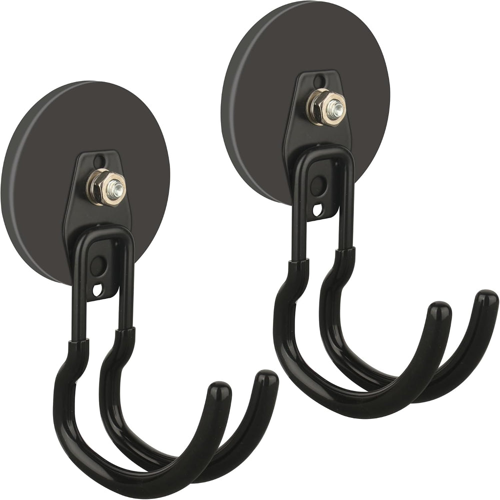 ULIBERMAGNET Pro-Mag Upgraded Extra Large Magnetic Hooks,2 Pack Heavy Duty Ul...