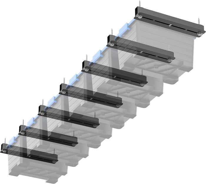 EVERHANGER Ceiling Storage Rack, Heavy Duty Overhead Storage Rack